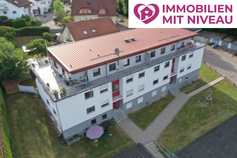 Attraktive Penthouse Wohnung im Herzen von Nattheim! 100m2 mit Blick über die Stadt!